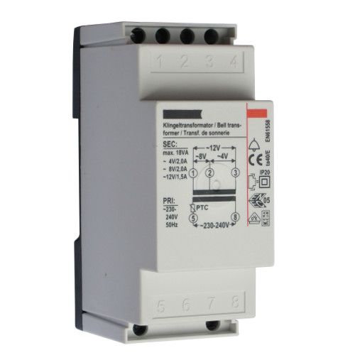 doorbell transformer with multiple voltages